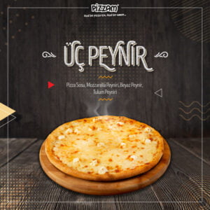 Üç Peynir Pizza