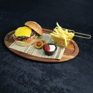 Cheeseburger (Yumurta,Susam,Hardal ve Gluten içerir)