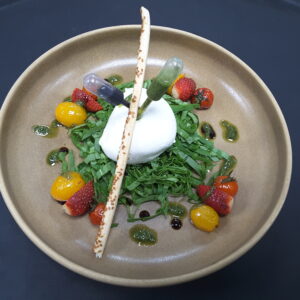 Caprese salata (Süt ürünü ve Gluten içerir)